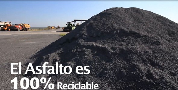 El asfalto es 100% reciclable